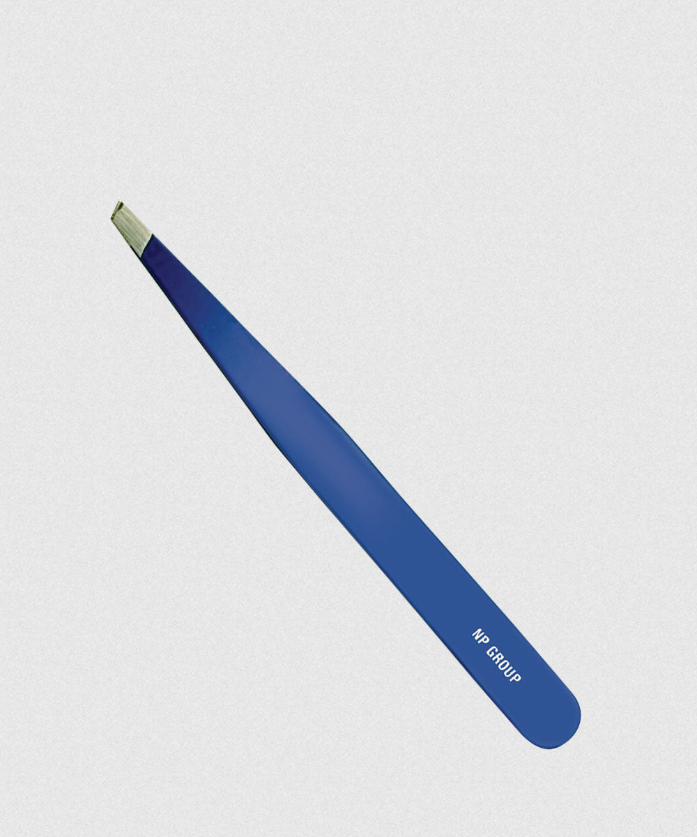 Narrow Slanted Tweezer - Silver NP